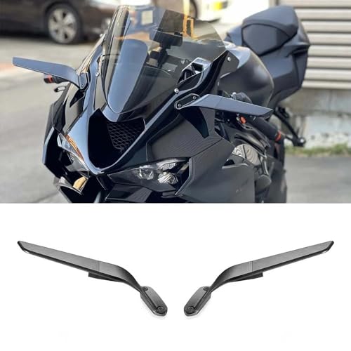 Amazon | For ZX4R ZX4RR ZX6R 636 バックミラー ステルスミラー